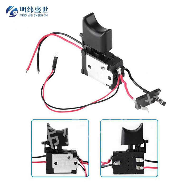 Оптовая DC7.2-24V переключатель управления электродрелью с литиевой батареей 16A Управление скоростью вперед и назад переключатель электродрели постоянного тока