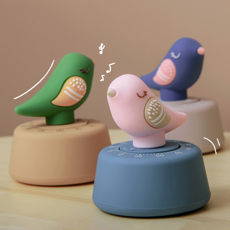 Chirp Bird Countdown Timer Student Learning Time Manager Kitchen Timer Back-To-School Gift