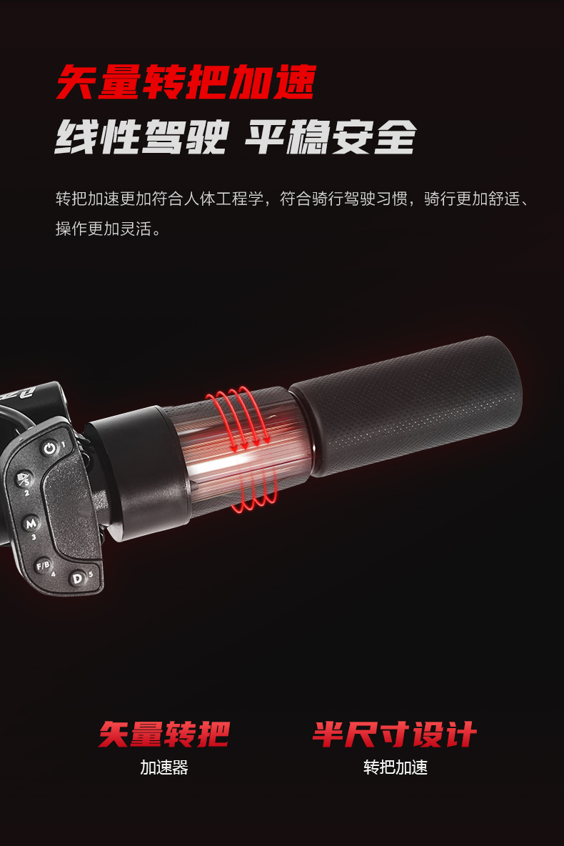 European and American cross-border 6000W high-power off-road dual-drive electric scooter, portable and foldable, two-wheeled, in stock at overseas warehouse