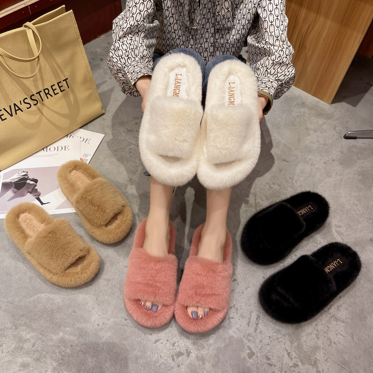 autumn women's slippers platform