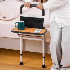高齢者用起床補助具、家庭用ベッドガードレール、テーブルボード付き高齢者用ベッドサイドアームレスト、ライト付き起床補助手すり