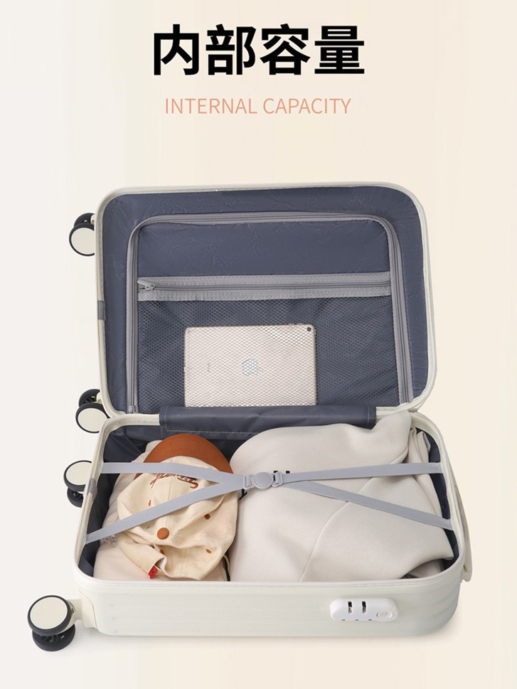 Koffer 20 Zoll Universalrollen Trolley Koffer Leiser Zahlenkombinationskoffer Robust und langlebig Großvolumiger Studentenreisekoffer Handgepäckkoffer