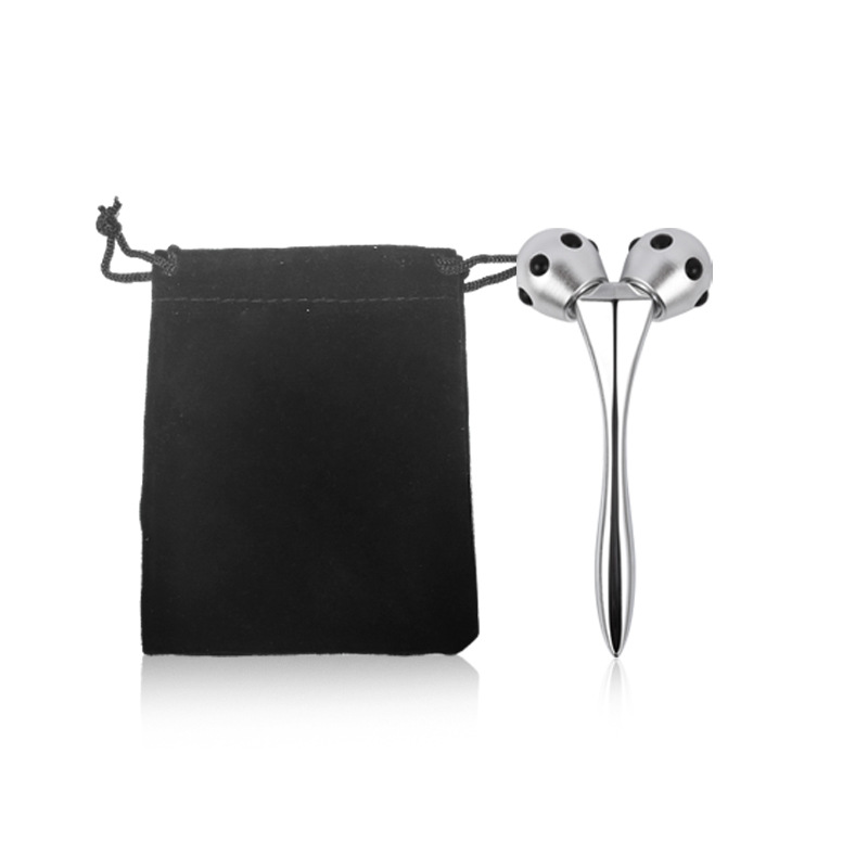 便携迷你3D滚轮按摩瘦脸器美容棒提拉按摩紧肤神器黄金棒源头厂家