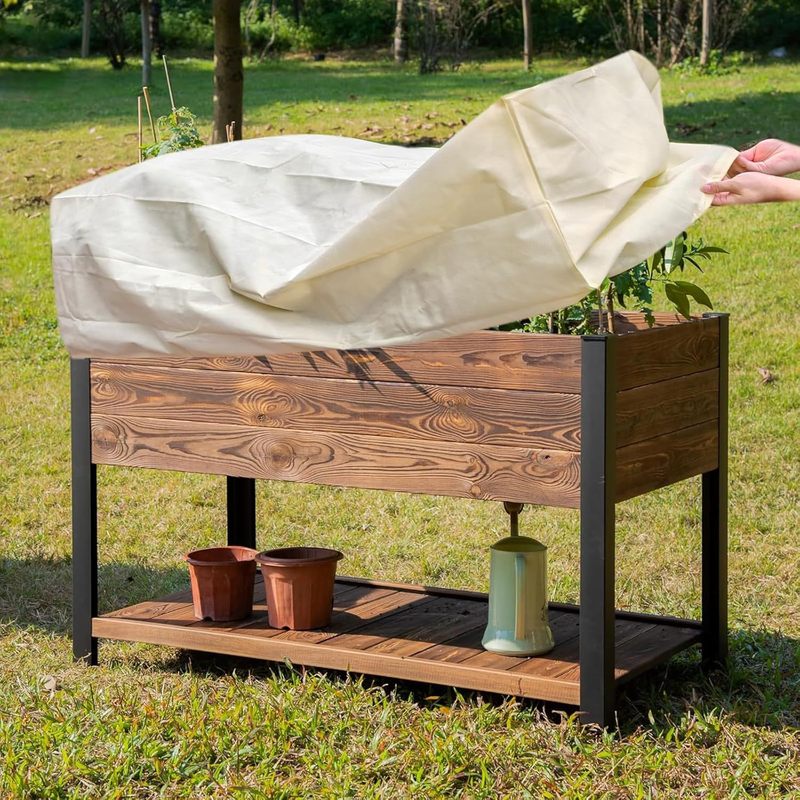 Amazon 輸出植物保護カバー、巾着ロック付き、屋外の花、防虫、鳥バリアカバーネット、ベジタリアン不凍液|undefined