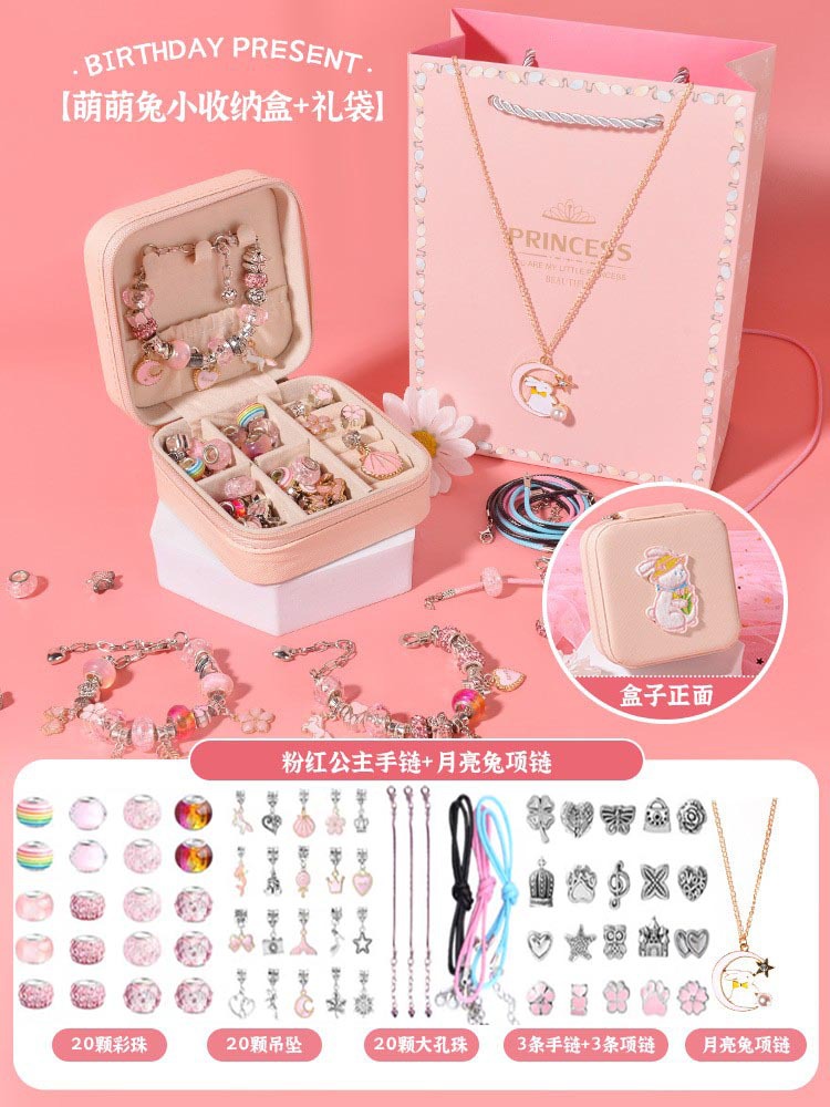 Amazon traje pulsera DIY hecho a mano cristal perlas sueltas Regalo De vacaciones hecho a mano accesorios de joyería al por mayor