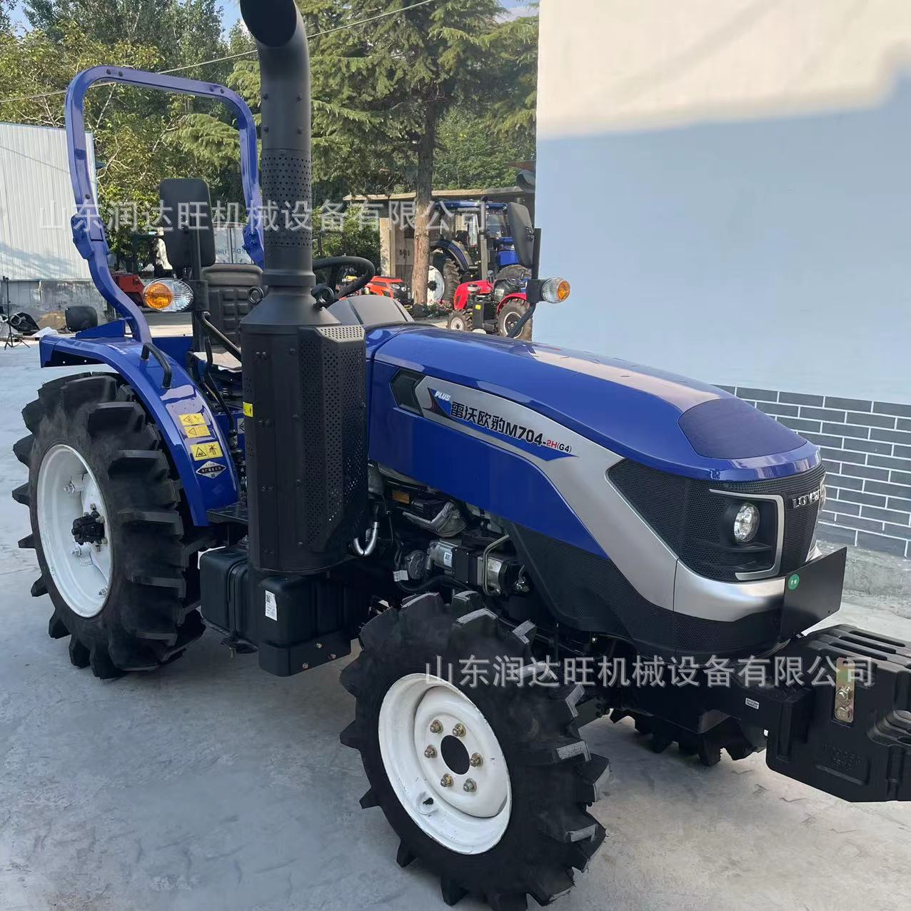 农用804雷沃轮式拖拉机 四驱四缸大桥高配带旋耕机开沟施肥犁地机