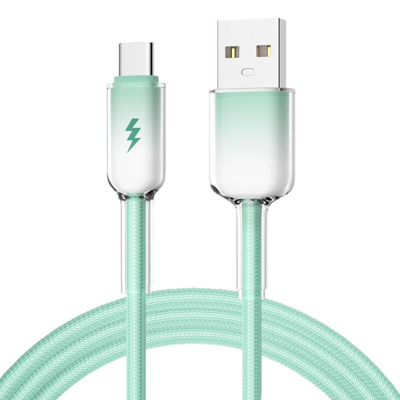 TypeC アイスクリスタル携帯電話高速充電データケーブル 120 ワット Apple iphone16 Samsung Huawei Xiaomi 携帯電話に適しています|undefined