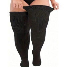 Q 43090 Plus size over knee socks �����ϥ����羳����ͨ