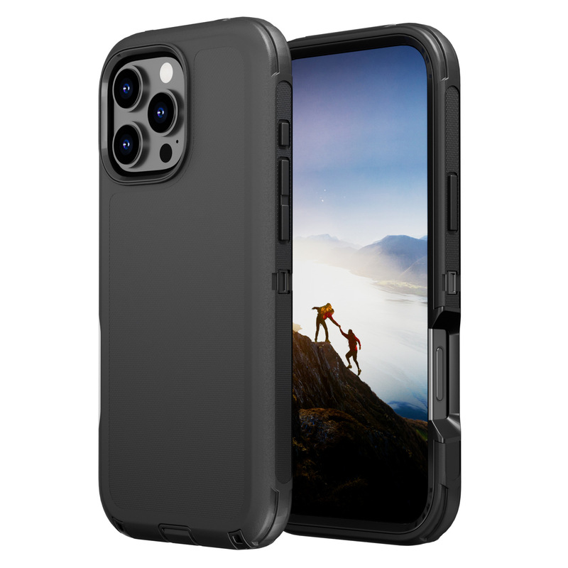 iPhone16 Pro Maxに適した新しい耐衝撃電話ケースApple 16 Proアーマーケース落下防止電話ケース|undefined