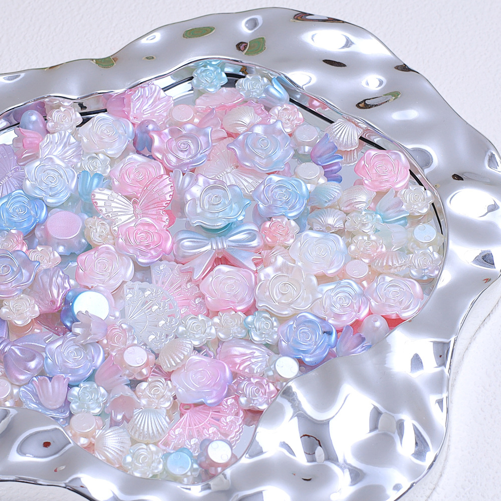 Fantasía barroco mezclado dulce DIY crema pegamento teléfono caso tocado horquilla joyería resina accesorios al por mayor