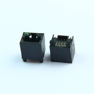 RJ45��ʽĸ���ӿ��B����180��ֱ��DIP��̫�W����ĸ�^ˮ���^����