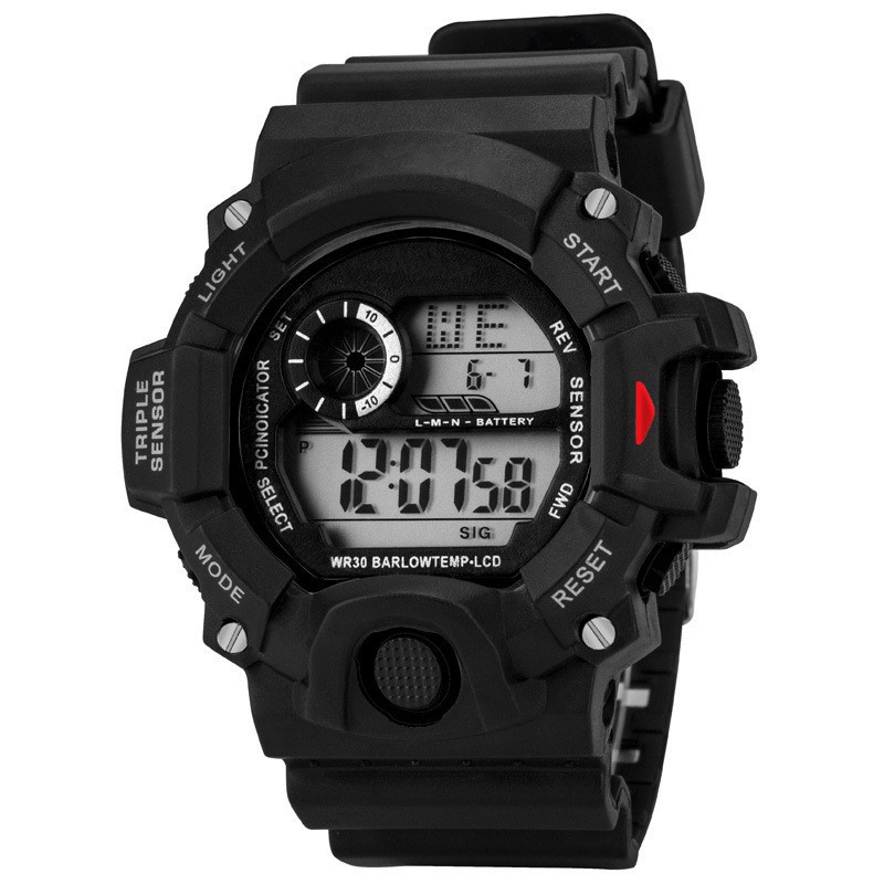 Men's multifunctional electronic watch l...