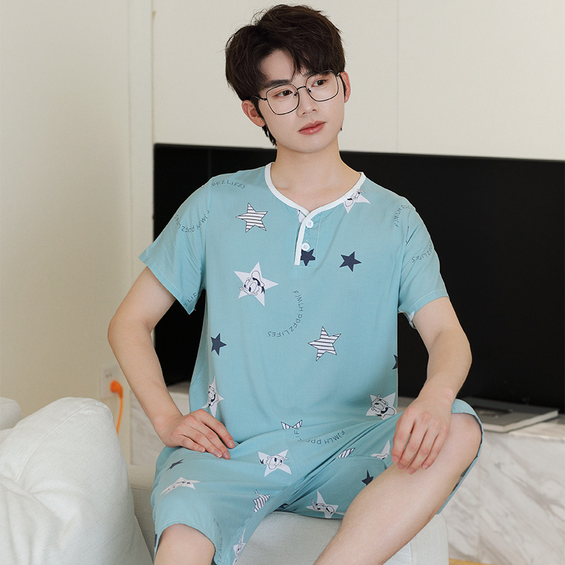 라이트 블루 별 (반바지)