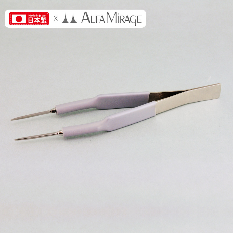 Alfa Mirage日本大号直嘴焊接铂金用高温3000℃烧焊镊子