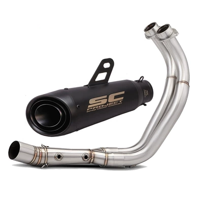 Motorcycle exhaust pipe – Tail Tip - full-set-h