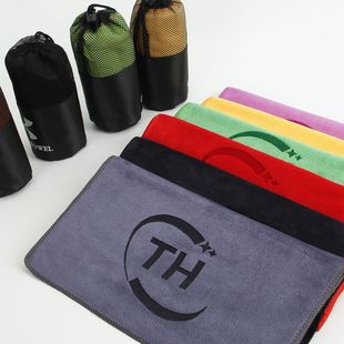 Sports Beach Towel Fiber Rag Men's and Women's Hair Salon Beauty Salon Towel Barber Shop Towel Can Be Customized with Logo Wholesale