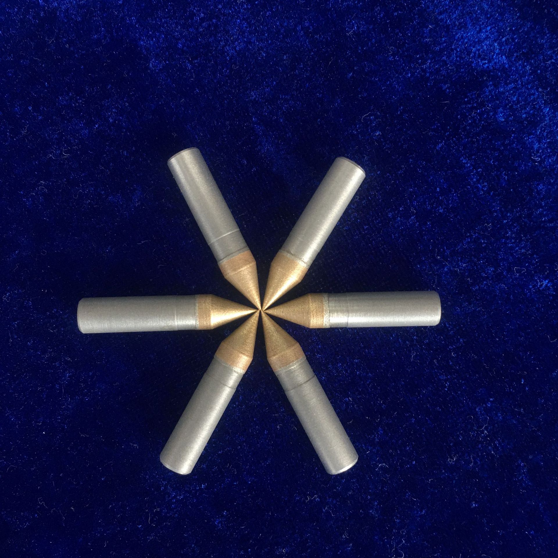 青铜烧结金刚石磨头 锥型SDC烧结魔棒 青铜烧结60°刀头