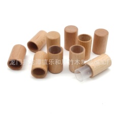 香水玻璃瓶木盖13牙竹木滚珠瓶盖榉木15卡口精油圆木盖榉木胡桃木