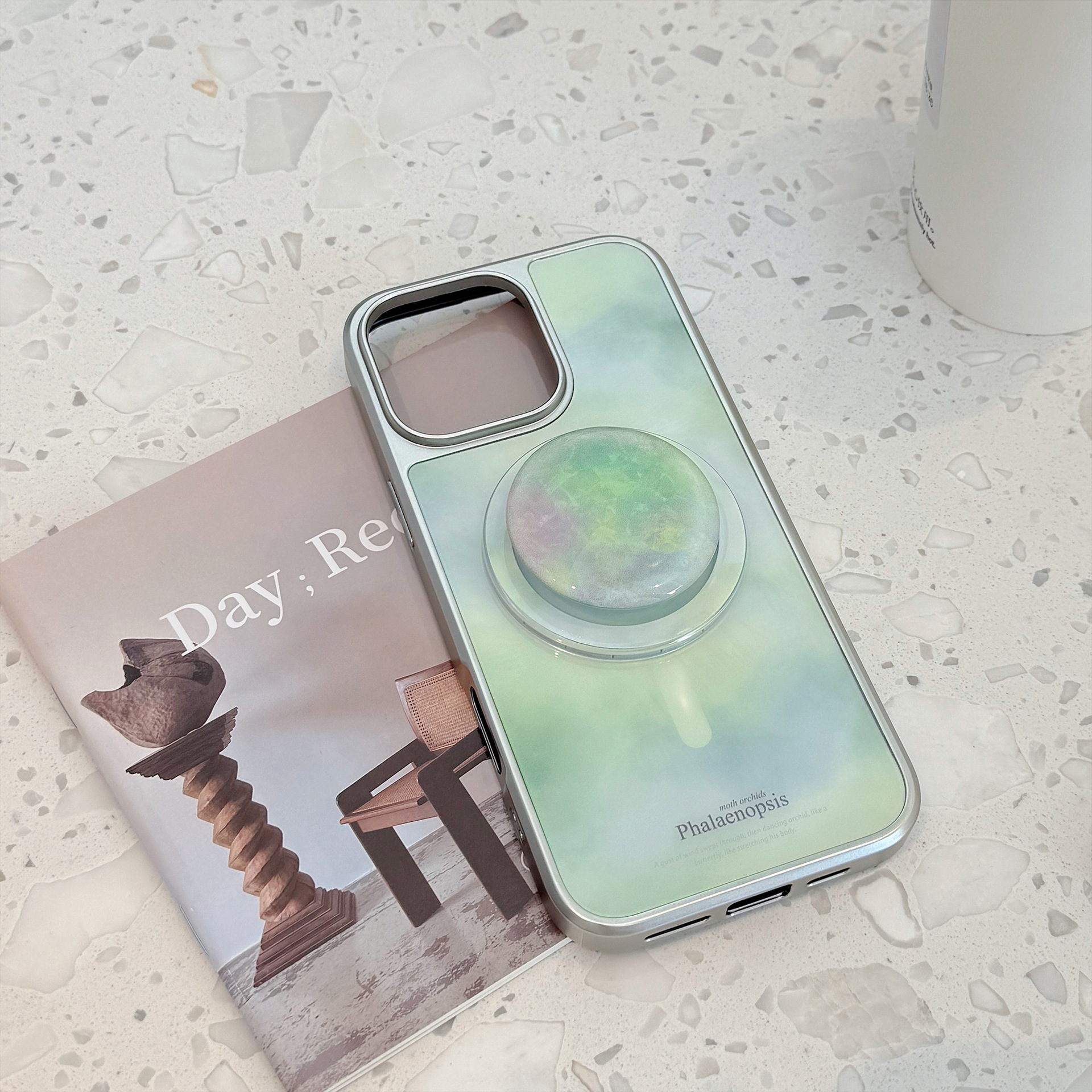 55g Weight Huawei, iPhone Applicable Brands Phone Cases Classification PC Material Marble Pattern Modern Style Style PC Marble Modern Style Phone Cases Phone Accessories 8