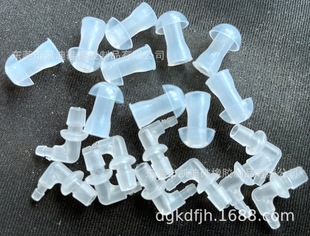 Silicone earplugs for each hearing aid, eardrum head, plastic elbow, transparent color, large, medium and small sizes, ready-made silicone mold