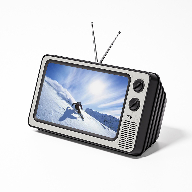 (Cross-border trading), mobile phone, screen, retro magnifying glass, 3D 5
