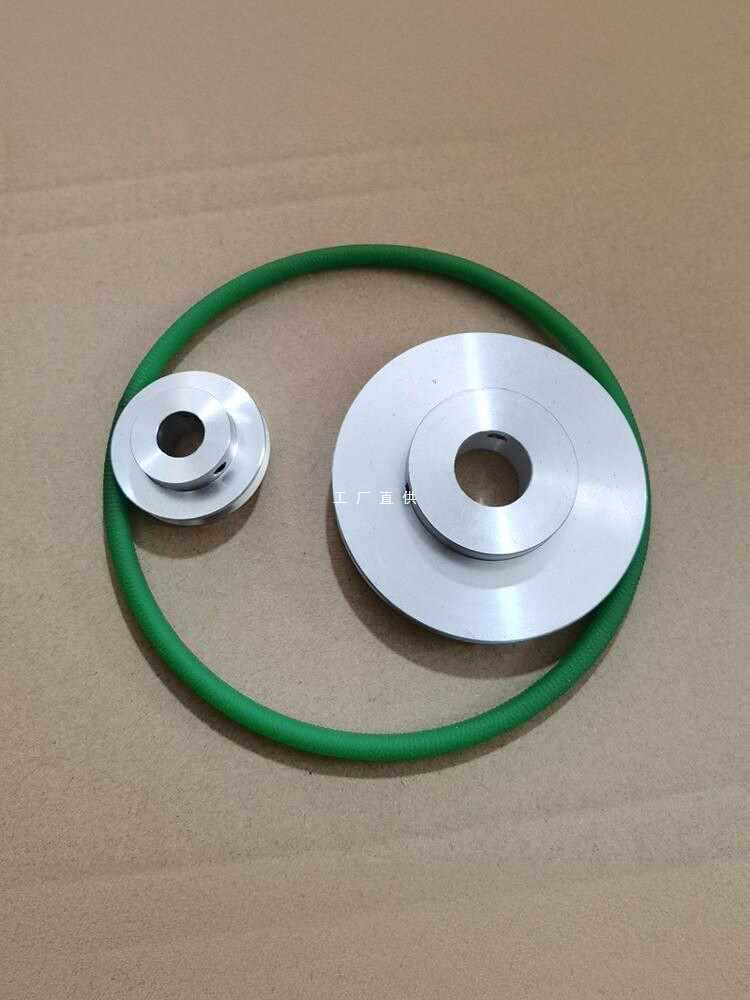 ✅铝合金单槽皮带轮主轴电机皮带轮模型传动轮小皮带轮外径16皮带