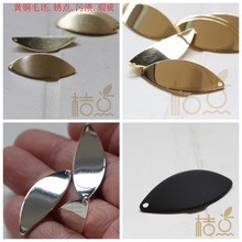 DIY��Ʒ��ͭ���32.9*13mm������Բ��׹ ��Ҷ ����ͼ��(3823C)