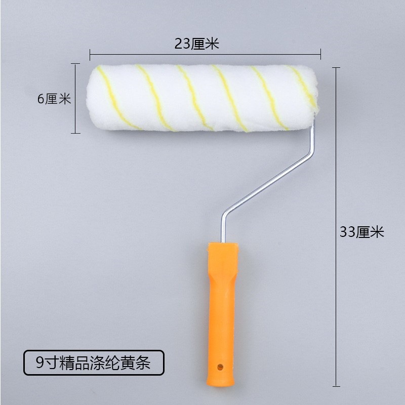 Rodillo de pintura de látex con cabezal de algodón, sin ángulo muerto, para pintar con el pulgar, venta al por mayor del fabricante