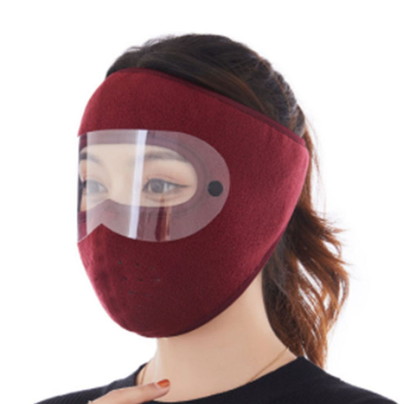 Winter Outdoor Thermal Mask for Cycling Sports, Cold-Proof Thickeneded Mask, Wind-Proof and Anti-Freeze Face Protection, Ear Protection and Thermal Mask