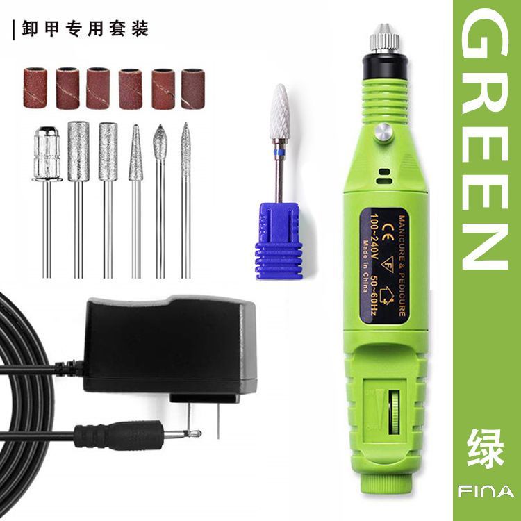 Lijadora de uñas portátil, lijadora de pulido y tallado de uñas, pluma de regulación de velocidad eléctrica, pluma de rectificado de uñas portátil