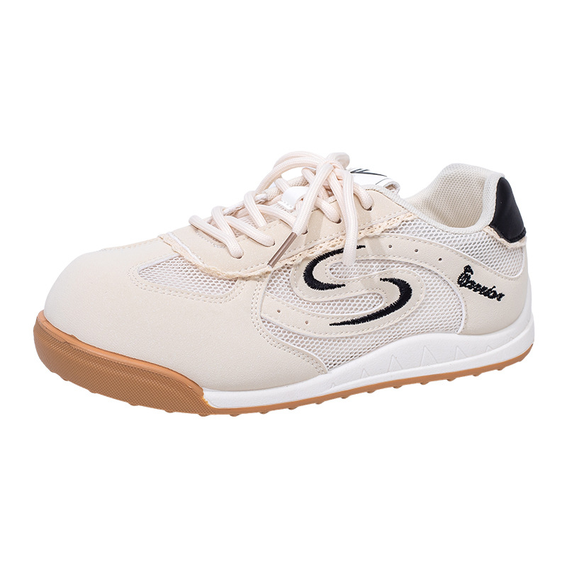 Zapatillas de entrenamiento alemanas ligeras con cordones para mujer, estilo ballet, artísticas y delicadas, estilo bosque, cálidas.
