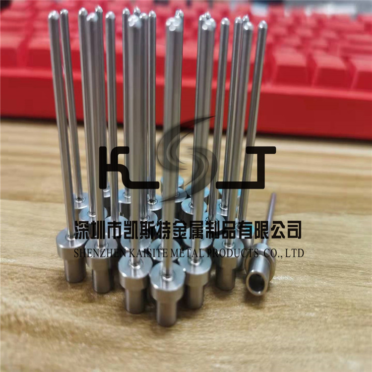 一体式封圆头316L食品级不锈钢管 扩口封平头不锈钢管传感器+底座