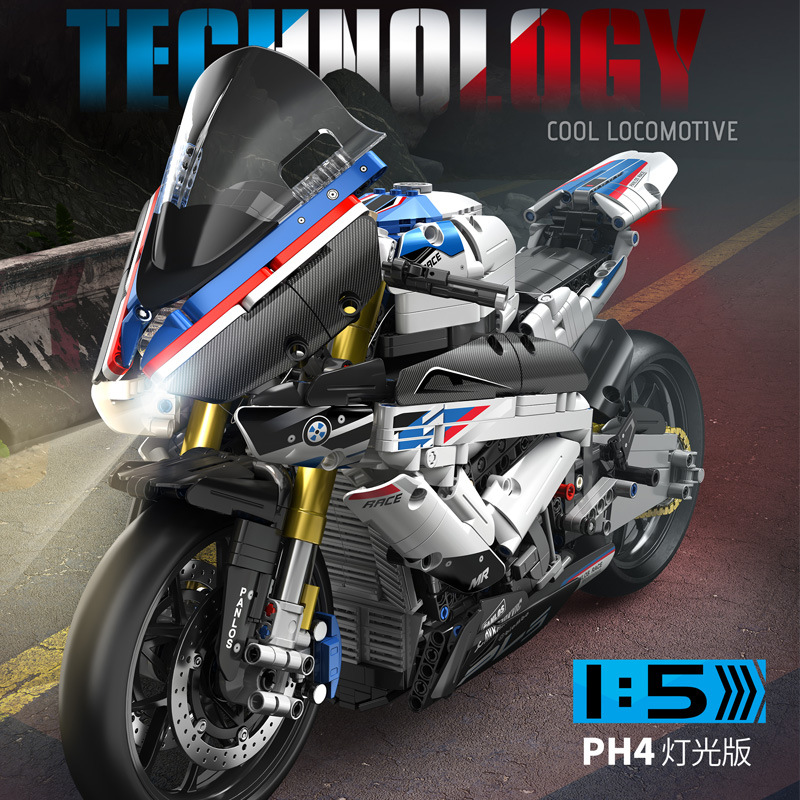 672102 1:5 motocicleta PH4 versión ligera