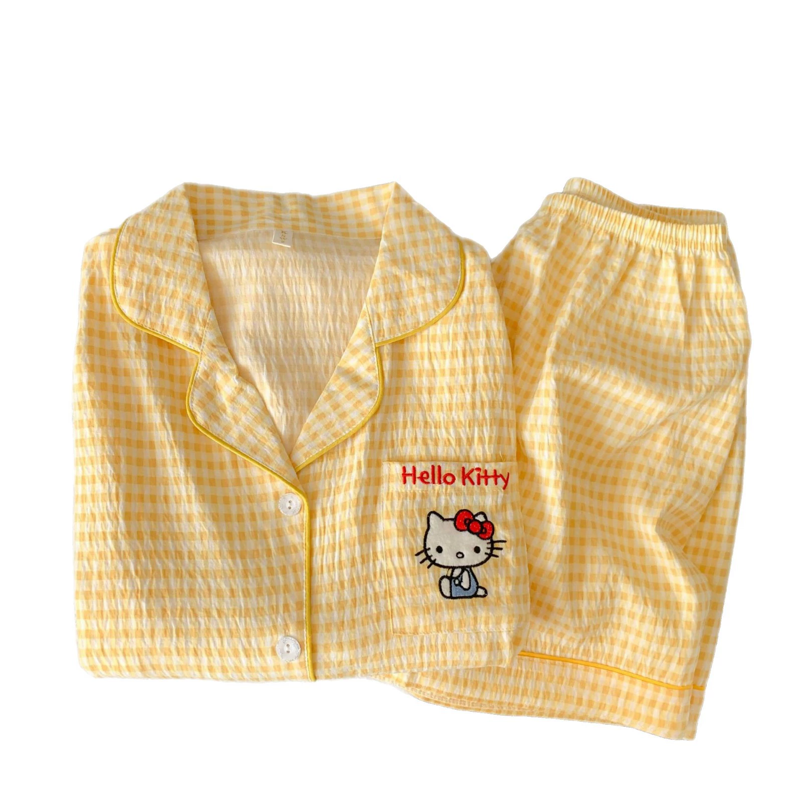 Hello Kitty, summer cotton thin pijama, set