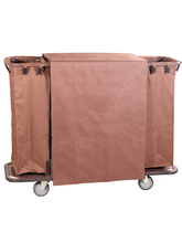 ✅酒店客房布草车清洁车工作车房口车手推车防尘布袋防脏布罩盖布