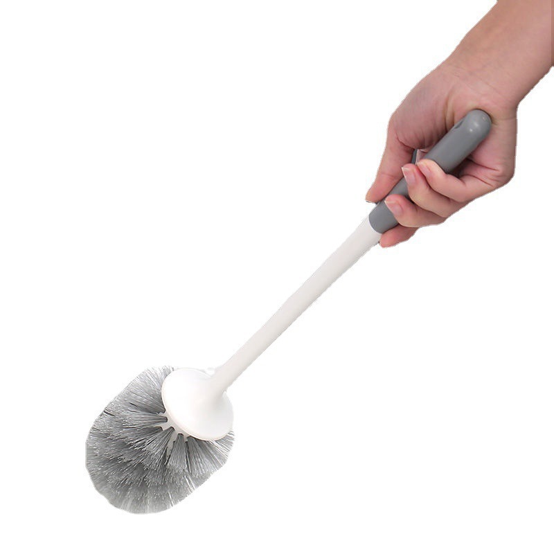 cepillo de inodoro sin esquina muerta mango largo con base conjunto de inodoro doméstico pared colgante inodoro dispositivo de cepillo de limpieza multifuncional