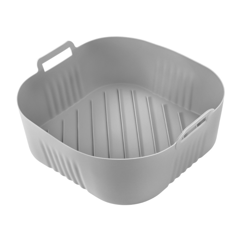 Grenzüberschreitende Luftfritteuse-Kochschale Airfryersiliconepo Luftfritteuse-Silikonschale Silikon-Friteuse-Unterlage