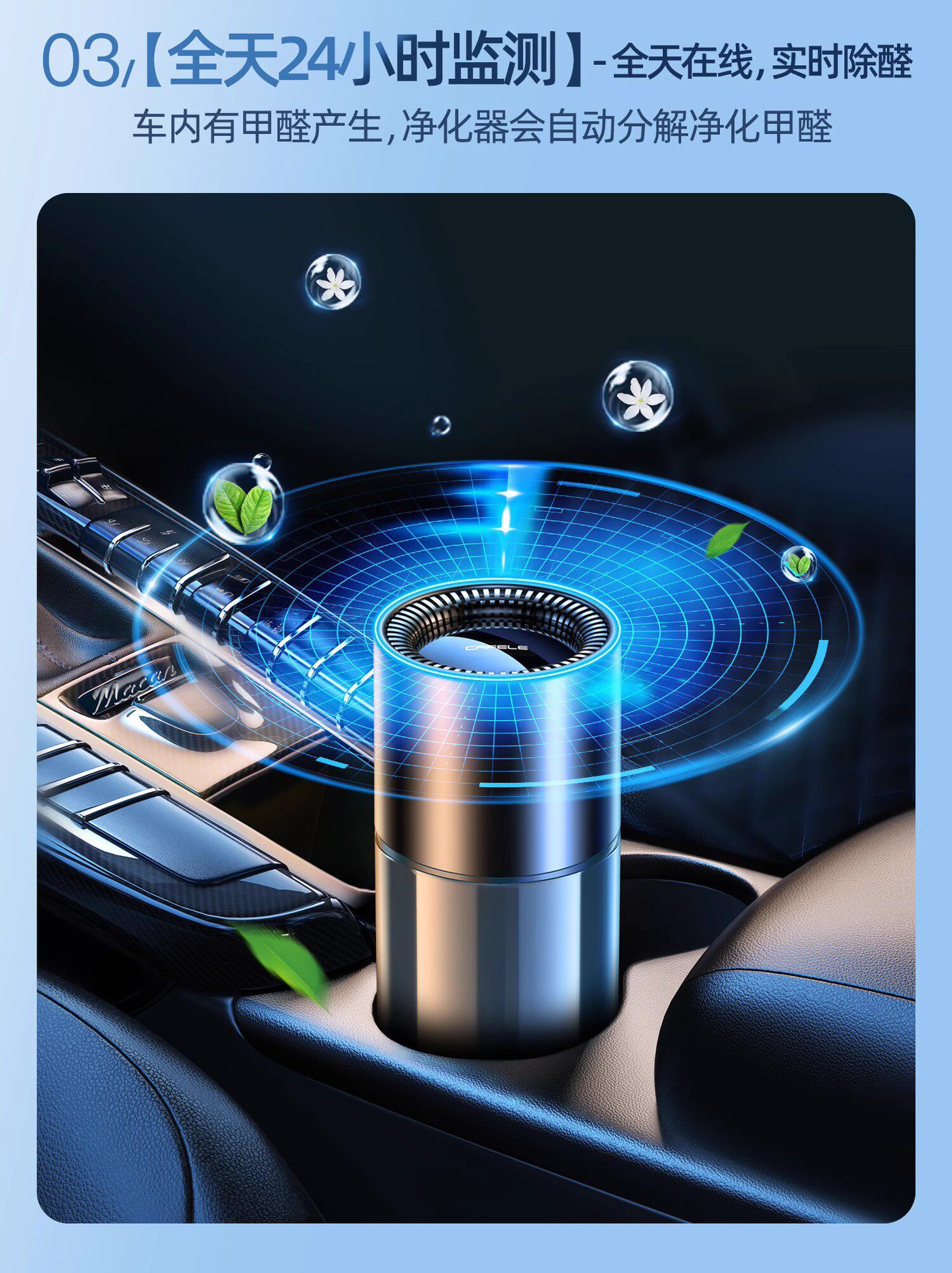 New Car Formaldehyde Removal Magic Tool, Special Formaldehyde Removal Paste for the Car, Solid Negative Ion Odor Eliminator, Car Air Purifier