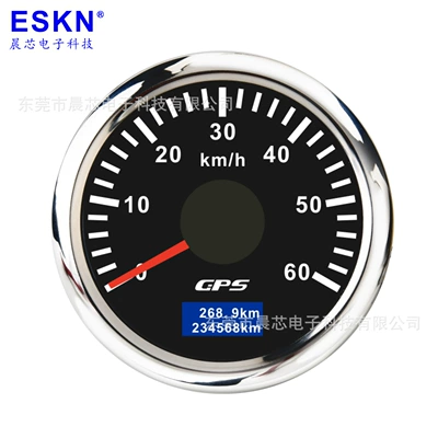 52mm Avtomobil Gəmi Dəyişdirilmiş Neytral Km Yürüş Sürətölçən Rəngli İşıqlı GPS Sürət Ölçən