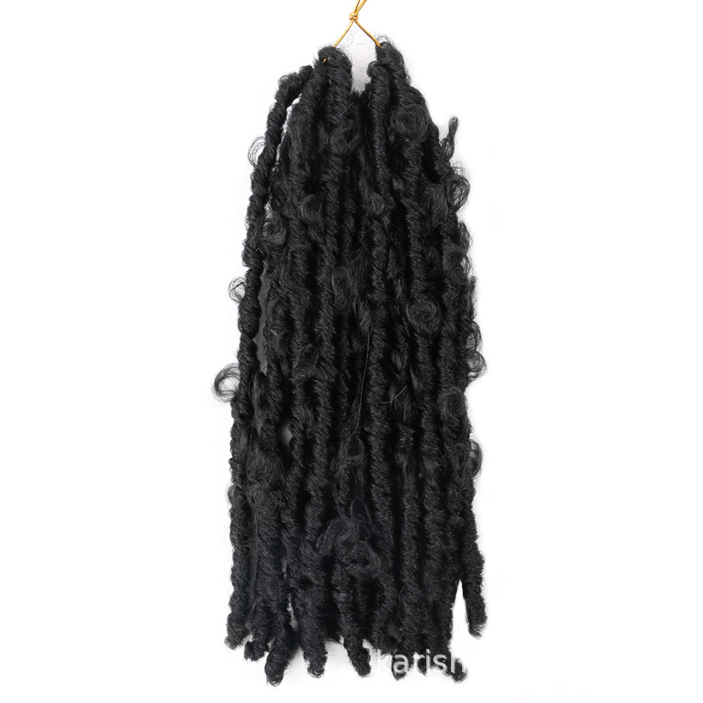 24inch Butterfly Locs Crochet Hair Butterfly Crochet peluca trenza sucia