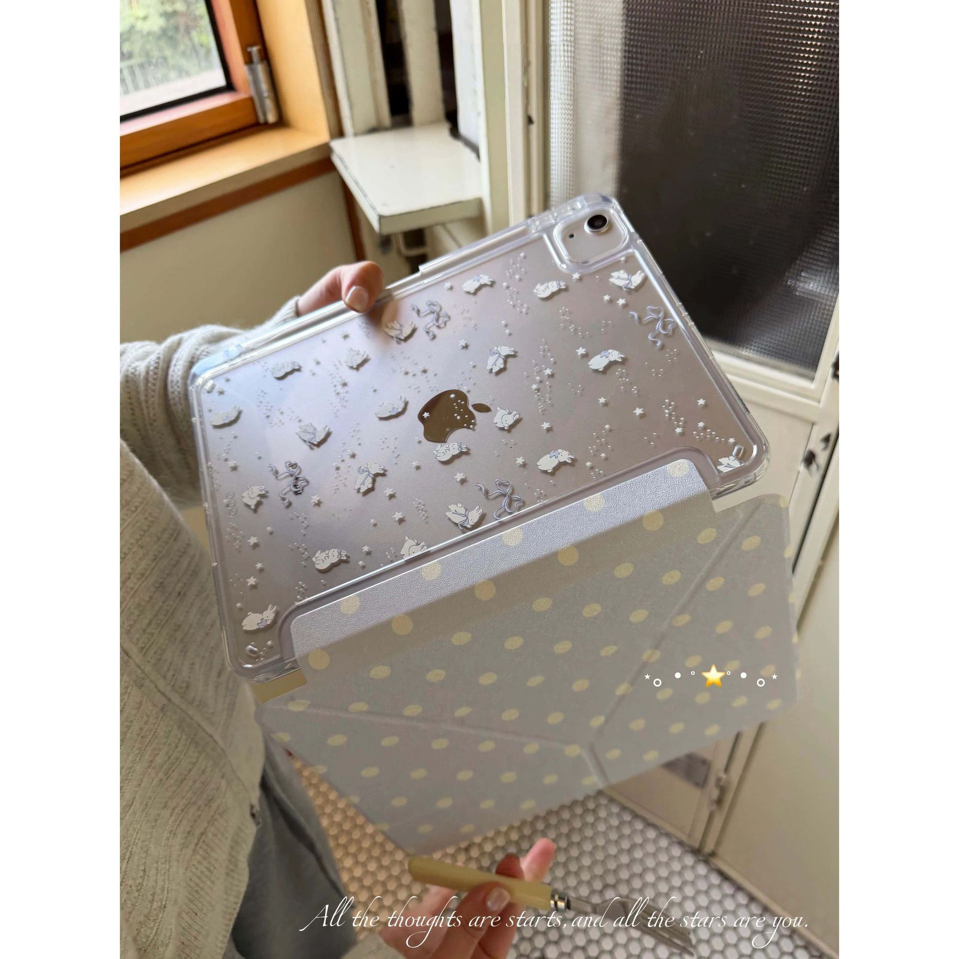 Funda Plegable en Y de PC para iPad Pro 11" Mini 7 A16 11ª Gen Air 6/7/8 a Prueba de Golpes image 2