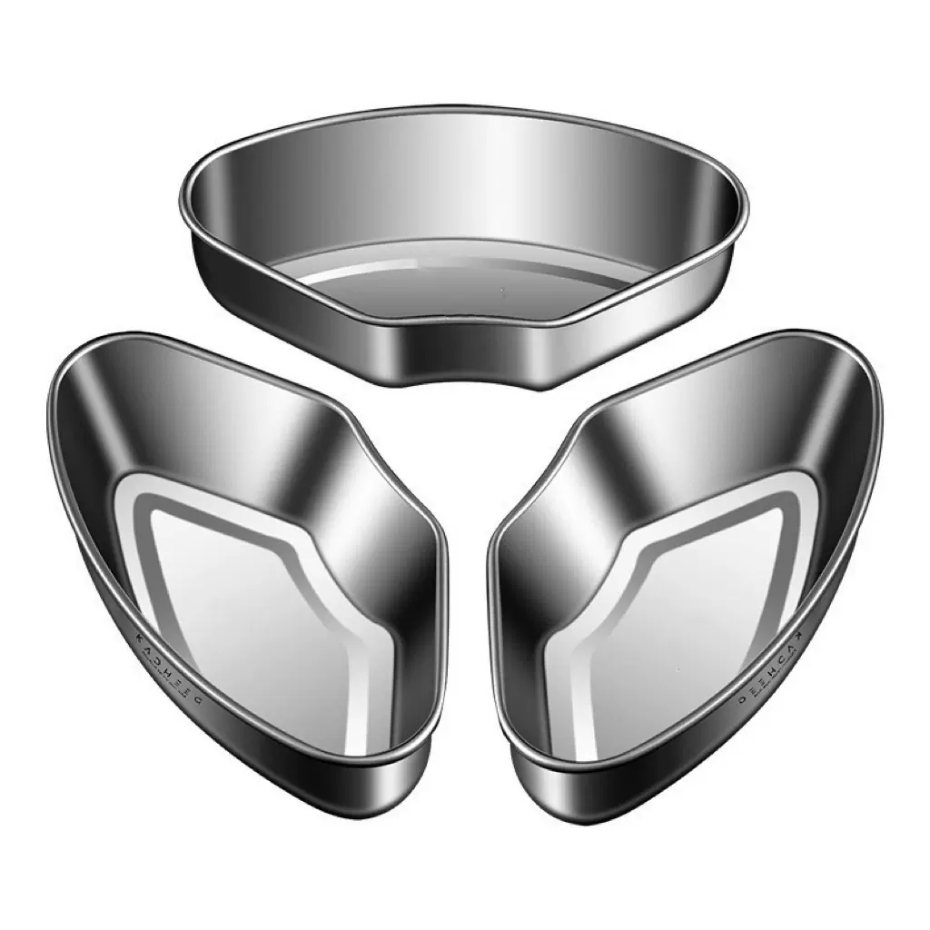 不锈钢扇形蒸盒蒸格电饭煲蒸笼蒸蛋碗组合炖盅蒸鸡蛋羹隔水蒸盘杯