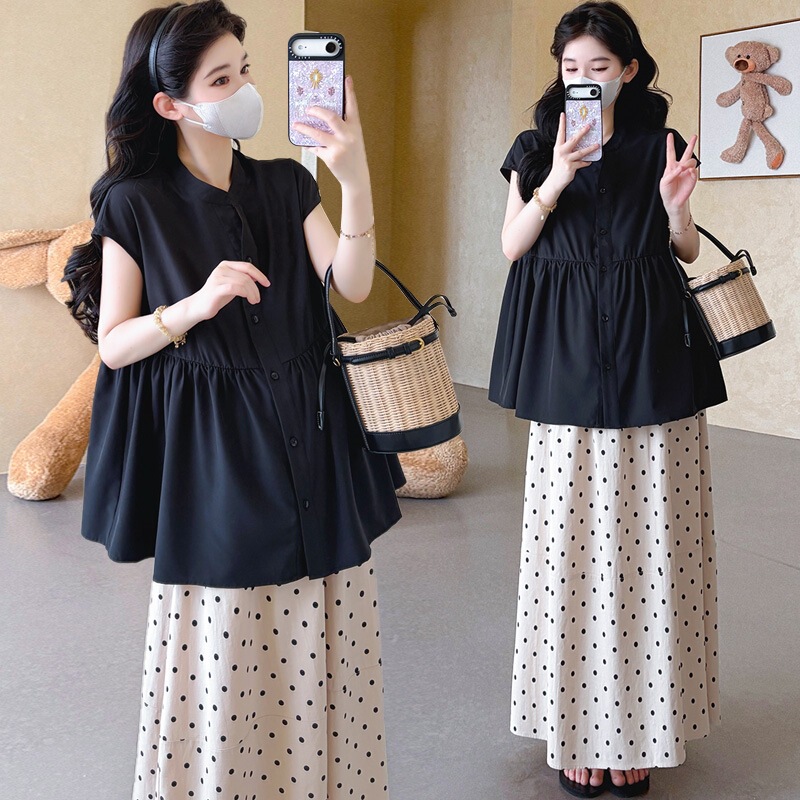 ◆ XMF Maternity Wear ◆ Charming Sweet Apricot~Ramie Sleeveless Vest Top, Loose Fit, Elegant, Age-Reducing, Vintage Trendy Blouse ◆ XMF Maternity Wear ◆ Charming Sweet Apricot~Ramie Sleeveless Vest Top, Loose Fit, Elegant, Age-Reducing, Vintage Trendy Blouse