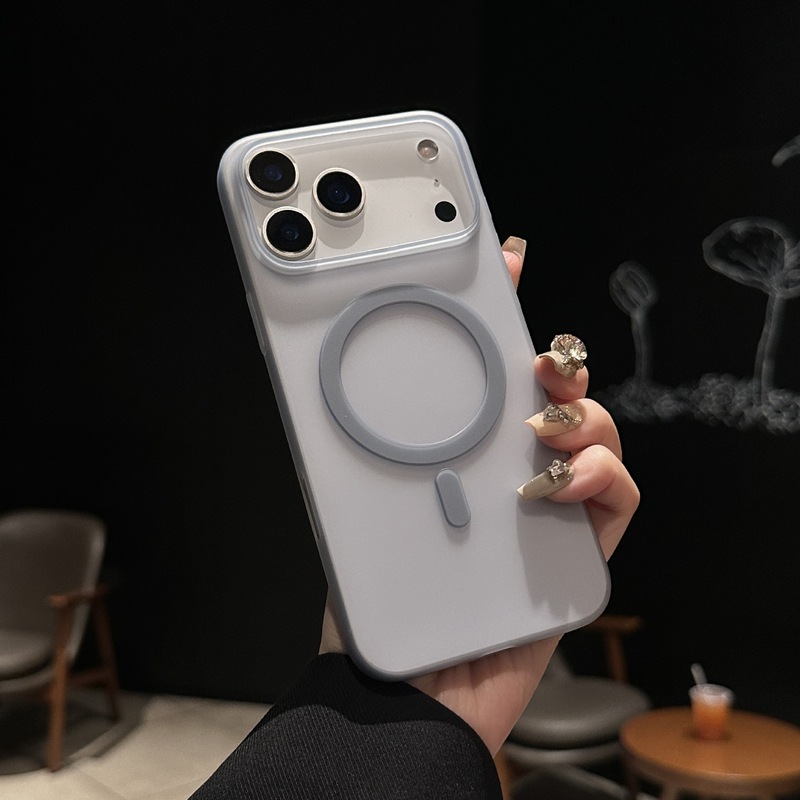 适用苹果17Pro磁吸磨砂手机壳iPhone17Air简约保护套17Promax超薄|undefined