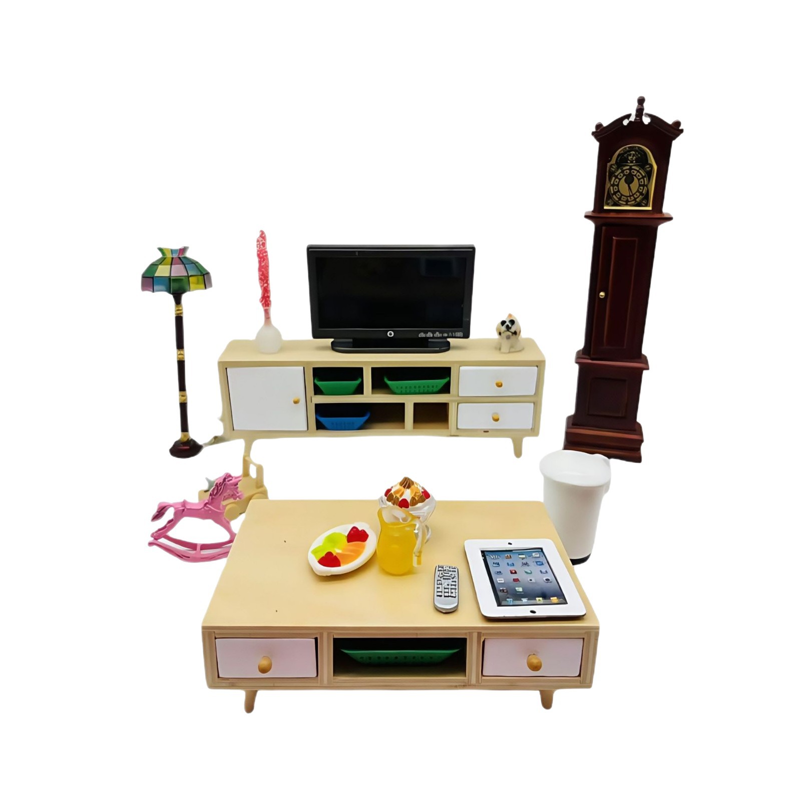 dollhouse1:12�����ݿ�������Ҿ�΢�������羳ģ�͹��Ҽ���߰�