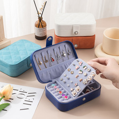 Diamond Grid Jewelry Box, Jewelry Storage Box, Portable Creative, Fresh and Minimalist, Cross-Border Display, Accessory Box