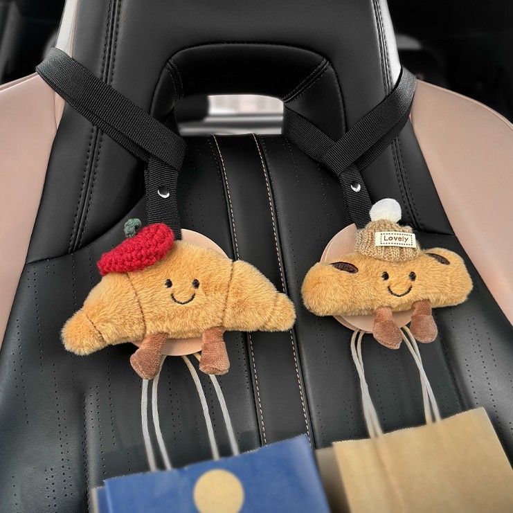 gancho de automóvil trasero gancho de automóvil creativo gancho de automóvil multifuncional gancho de asiento trasero gancho de dibujos animados oculto gancho