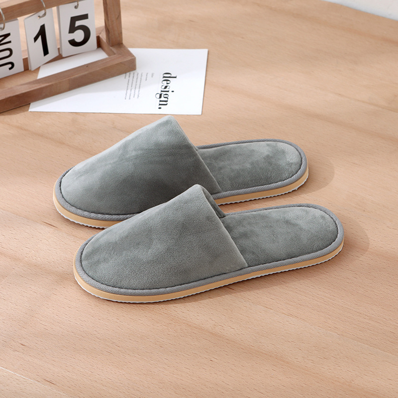 Zapatillas de algodón al por mayor de fábrica pareja femenina casa fondo grueso pareja Zapatillas Hombre interior casa invierno Zapatillas de algodón al por mayor