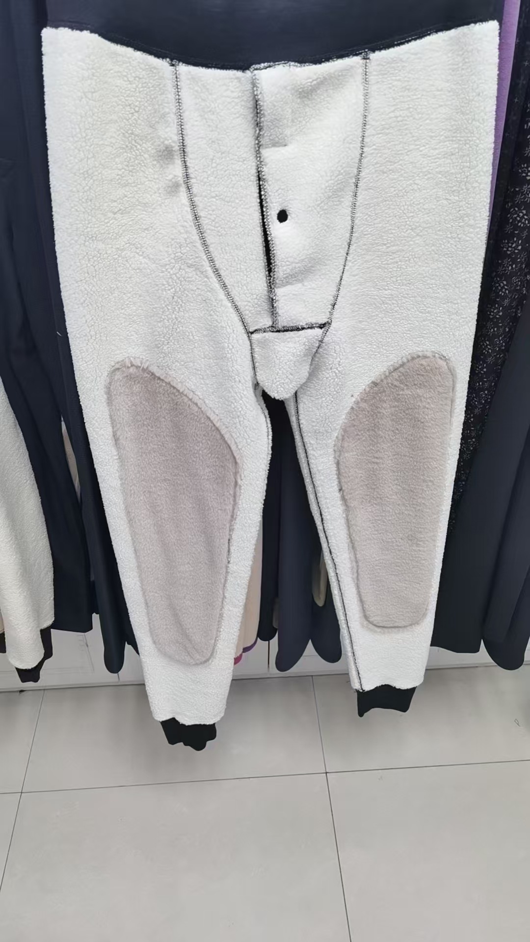 700g 양털 무릎 및 허리 패드