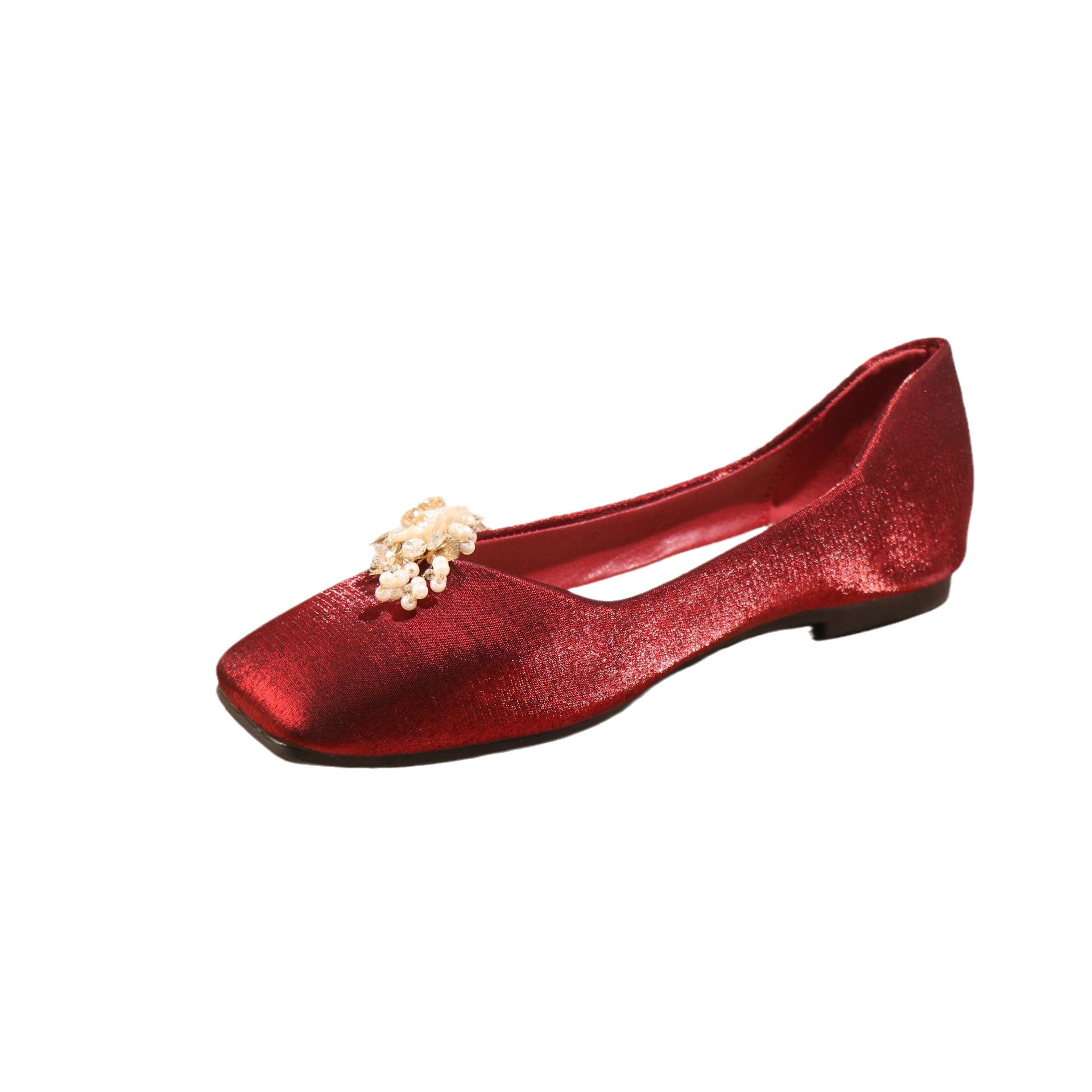 2023 new style not tired feet toast Chinese Xiuhe clothing wedding shoes wedding shoes bridal shoes red stiletto heels spring women